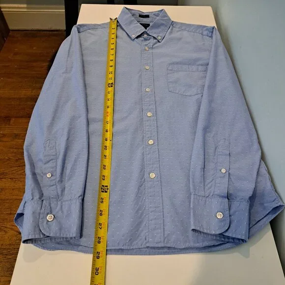 J. Crew Men's M Slim Fit 100% Cotton Long Sleeve Button Down Shirt Style #A0233 - Picture 12 of 14